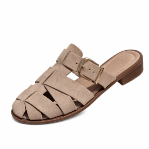 Mules Suede με Τόκα